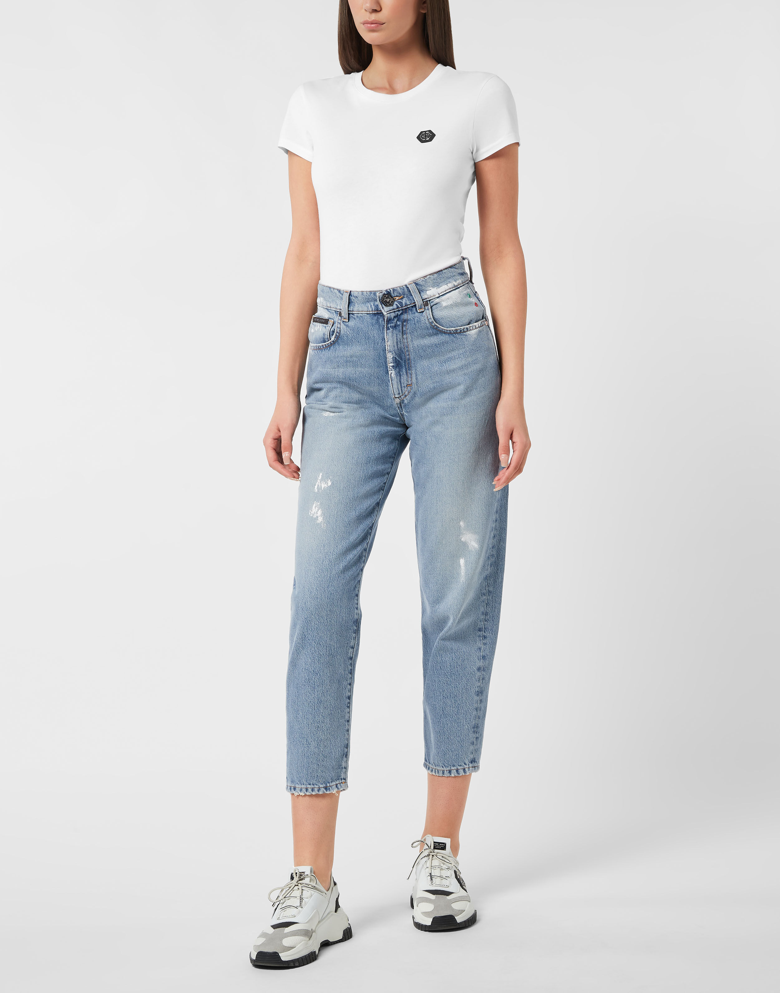Jean Mom Hexagone