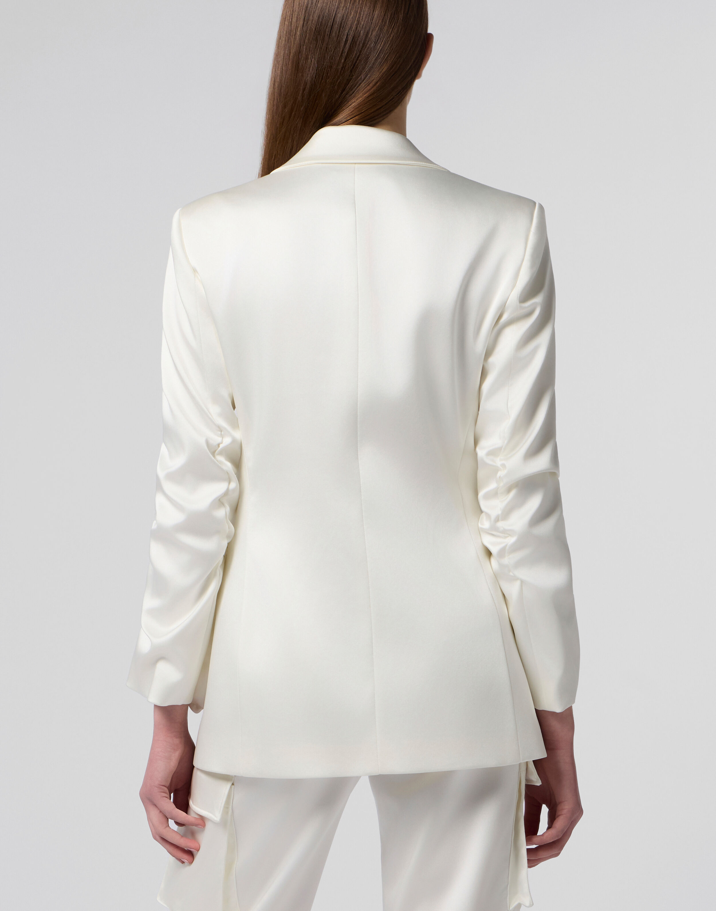 Blazer Satin Cargo Fit