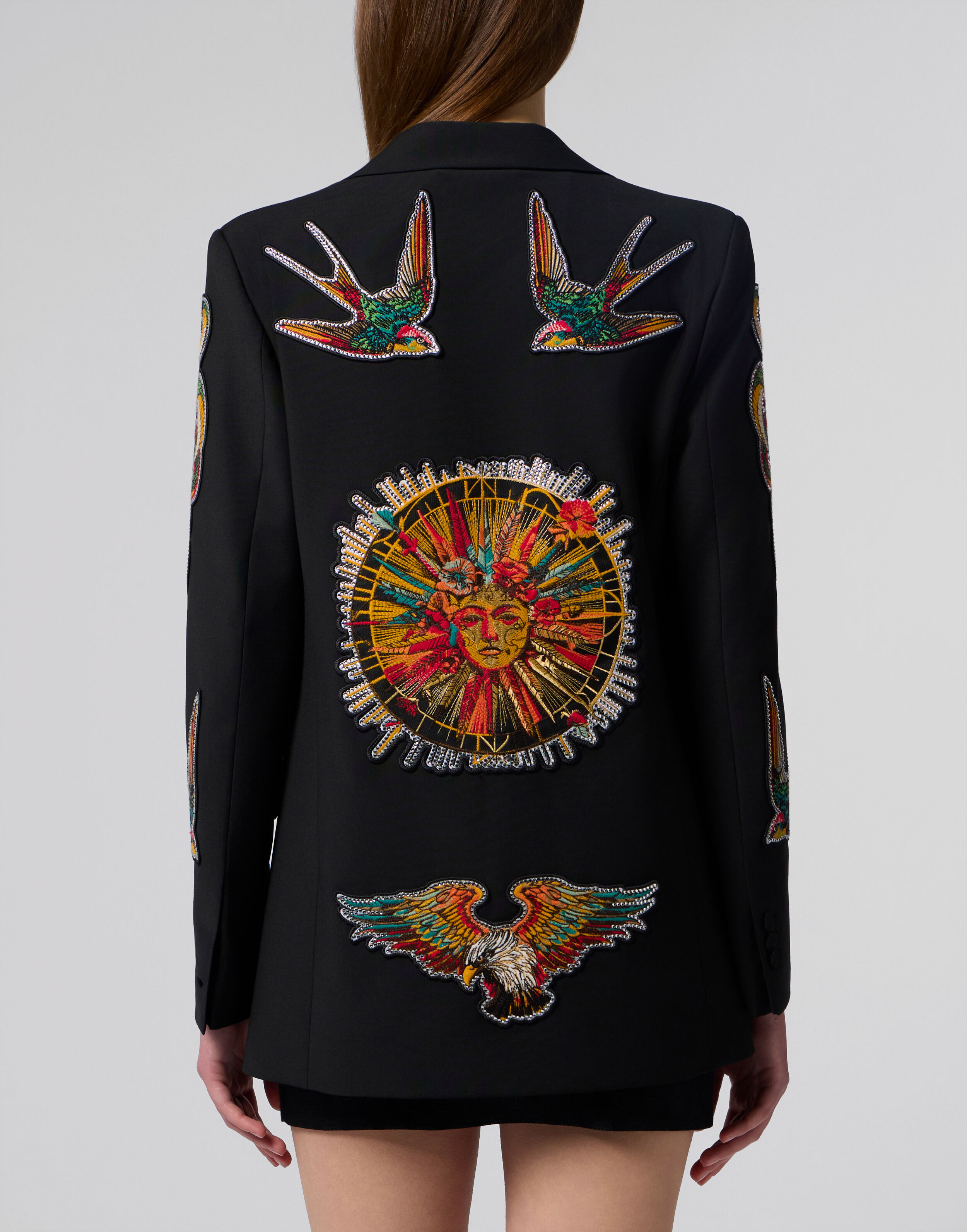 Patchs de tatouage pour blazer boyfriend
