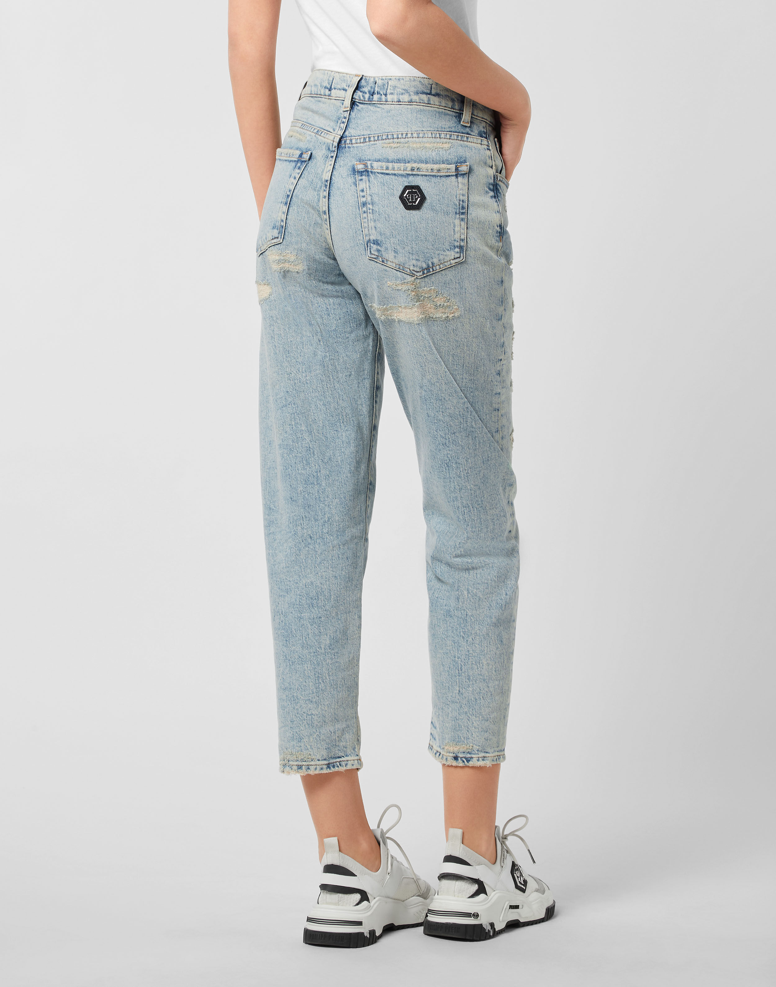 Pantalons en denim vintage Mom Fit