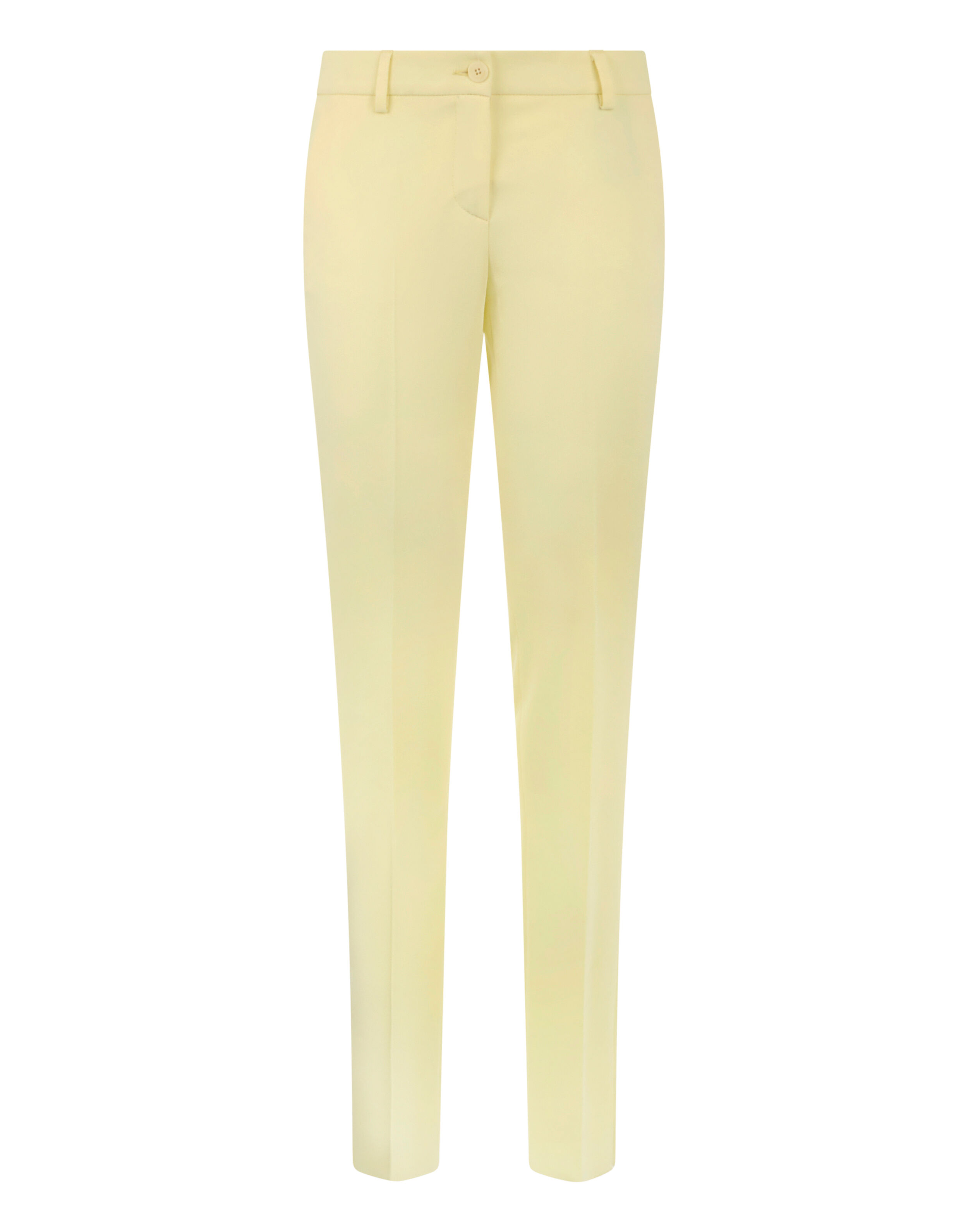 Pantalons de bureau en laine à taille régulière