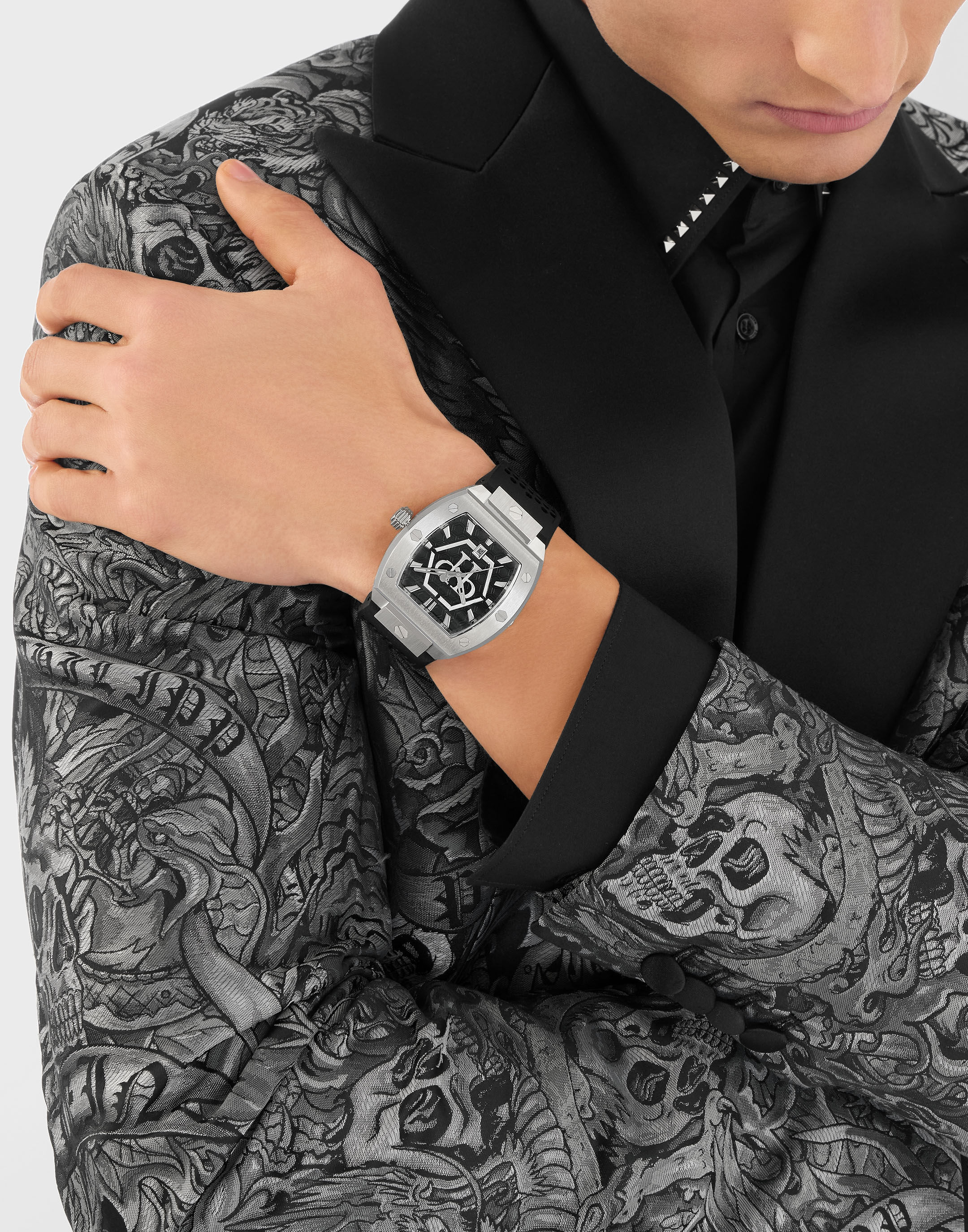 Montres en acier inoxydable The Hexagon Phantom