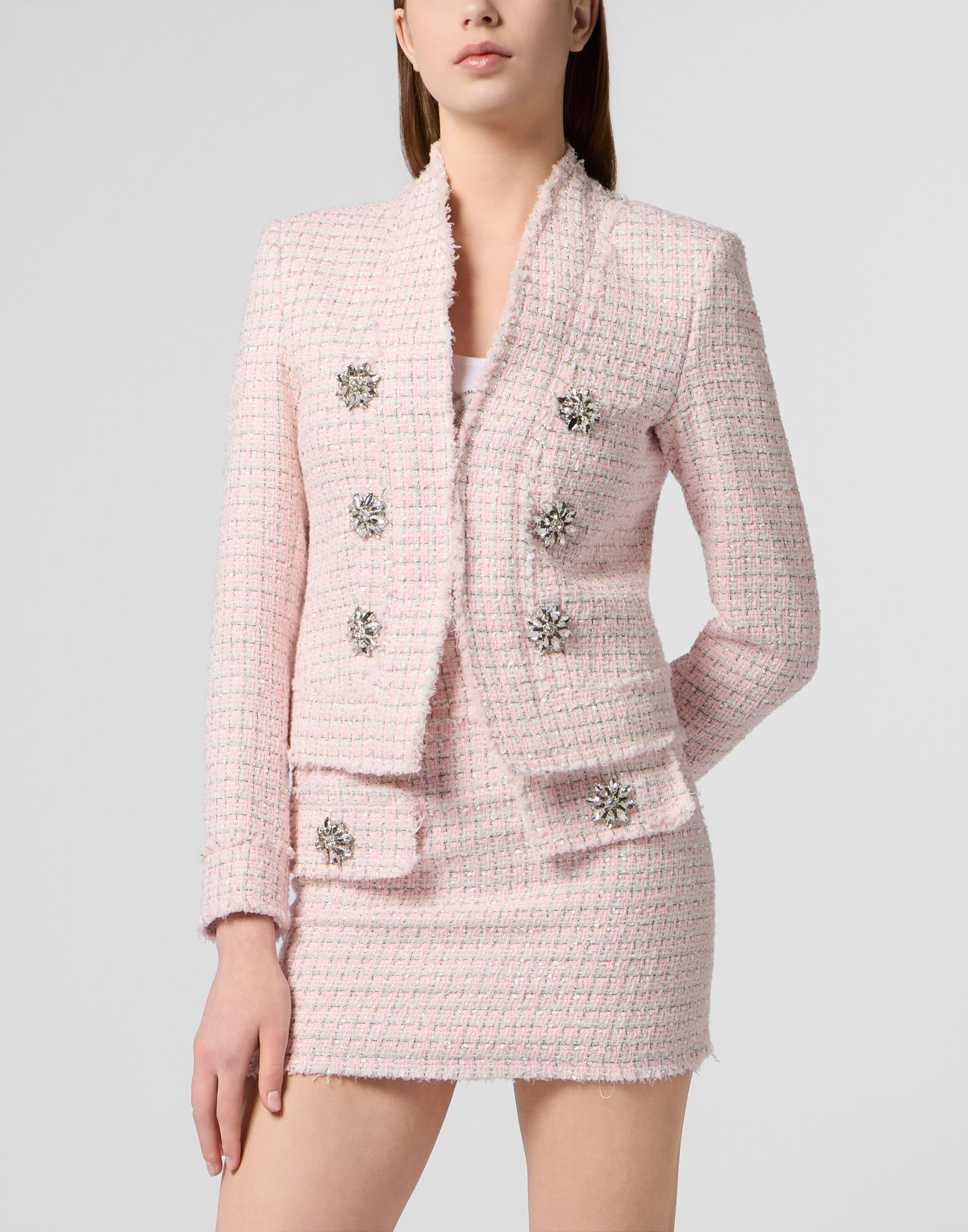 Veste Tweed Cristaux