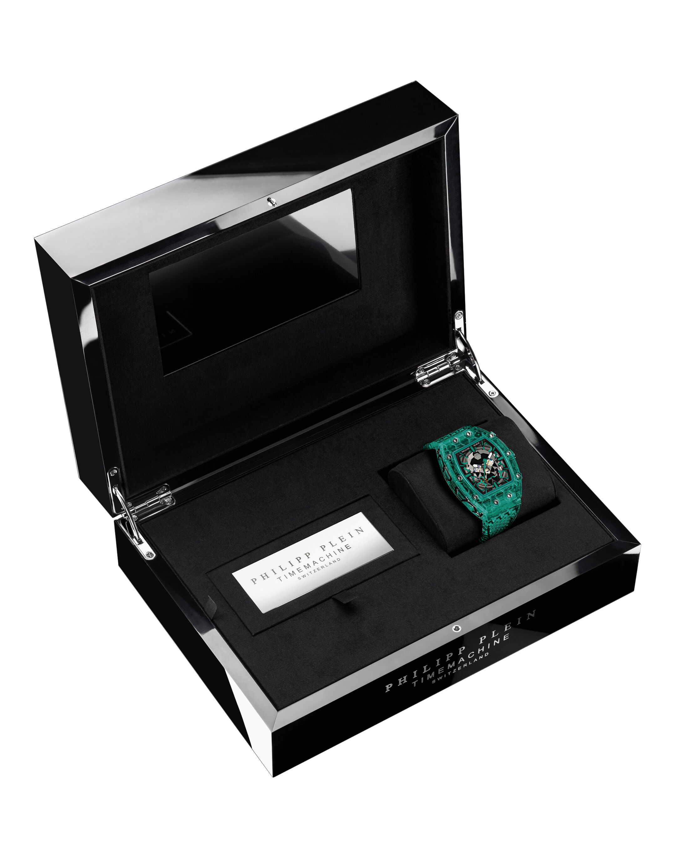 Montre Crypto King Émeraude Atomique
