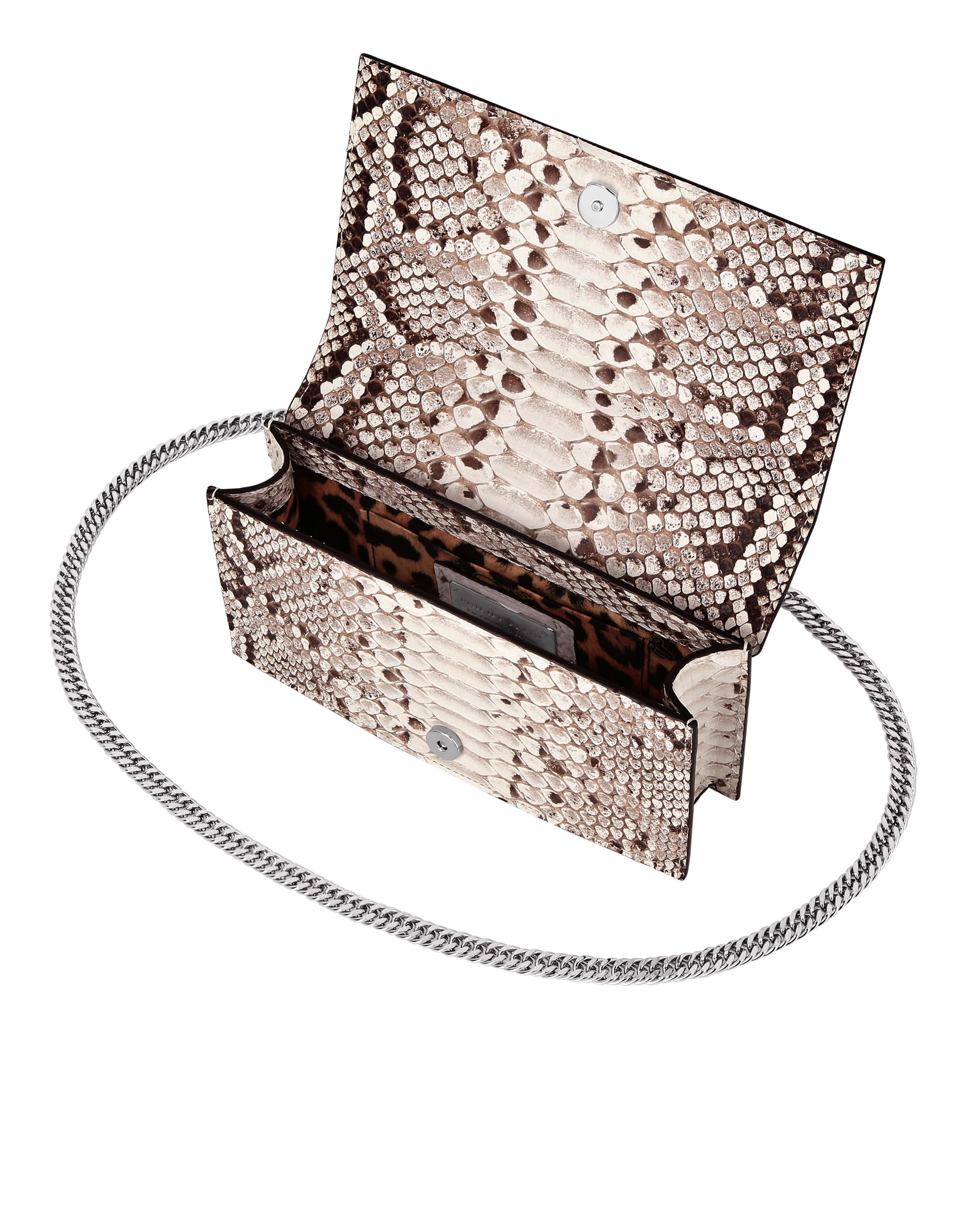 Petite pochette Python à clous d'aigle